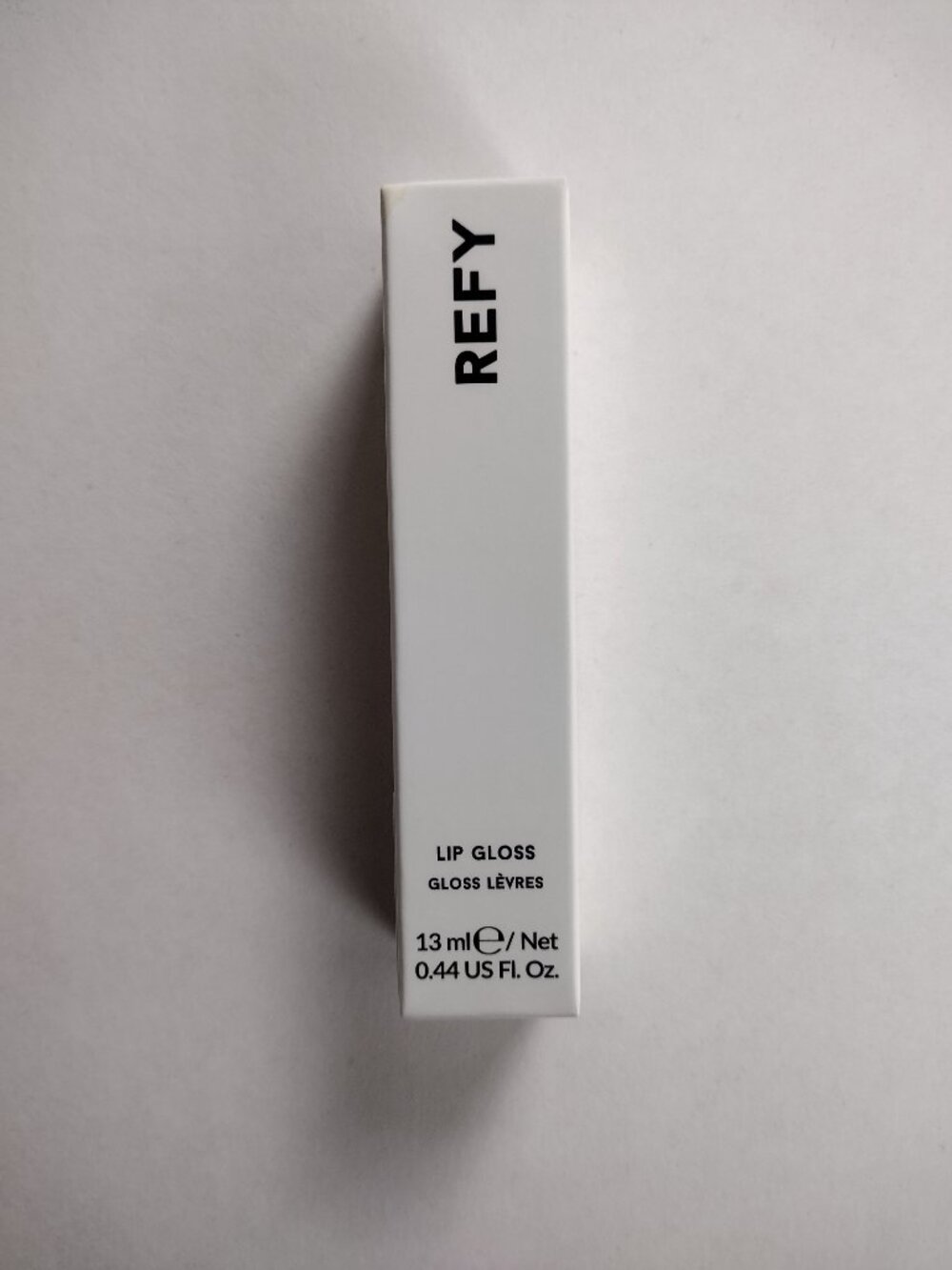REFY Lip Gloss with Hyaluronic Acid High Shine Weightless Formula Shade Clear